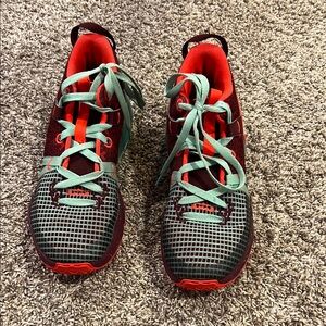 Nike LeBron witness- orange and teal